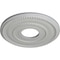 Ekena Millwork Valeriano Ceiling Medallion (Fits Canopies up to 6 1/4"), 12 1/8"OD x 3 5/8"ID x 3/4"P, Frost CM12VAFRF - alternate 3